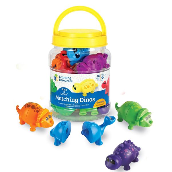 Learning Resources Snap-n-Learn Matching Dinos