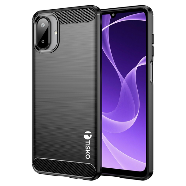 TISKO Soft silicone Back Cover Compatible with Samsung Galaxy A07 - Black