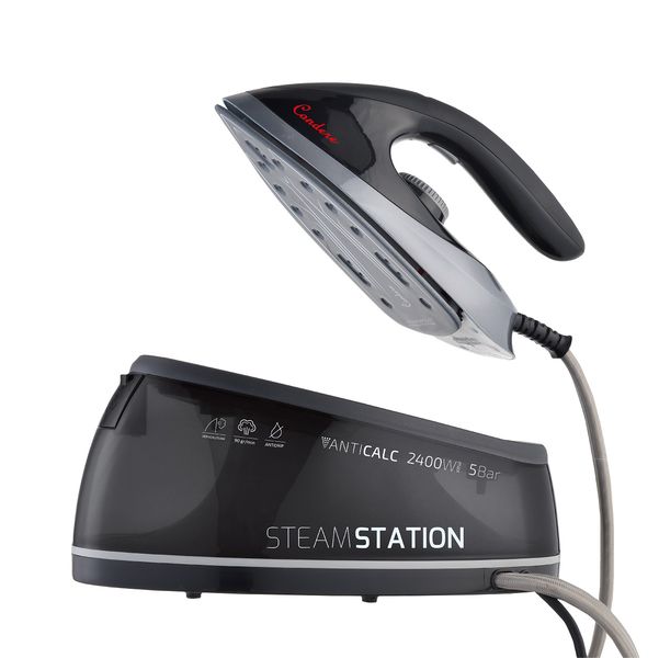 Upgraded 2400W 5Bar Steam Station PCB Auto Temp Ceramic Iron Anti-Calc