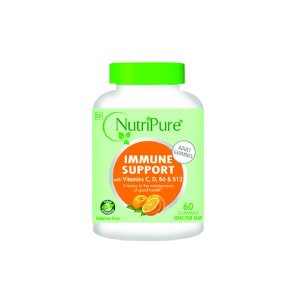 Nutripure Adults Immune Support Gummies with Vitamins C, D, B6, B12, Zinc