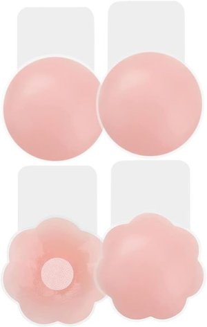 Nipple Covers StickersAdhesive Silicone Nipple PastiesReusable Breast Lift