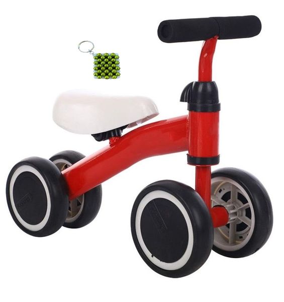 Toddler Balance Bike - Lightweight Training Bicycle &amp; Key Holder