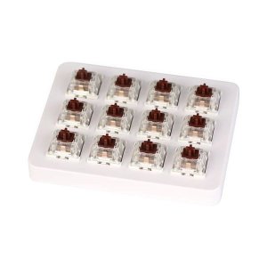 Keychron K6 &amp; K8 Gateron Brown Mechanical Switch - 12 Piece Set