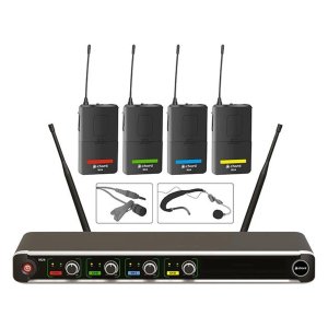 Chord NU4-N - Quad Wireless Neckband/Lapel Microphone System