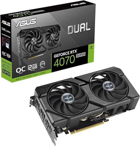 ASUS Dual GeForce RTX 4070 SUPER EVO OC Edition 12GB GDDR6X