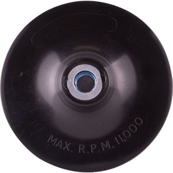 Flexipads Grinder Pad &amp; Nut 125mm M14X2mm Black