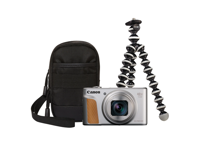Canon PowerShot SX740 HS Lite Edition Travel Kit - Silver