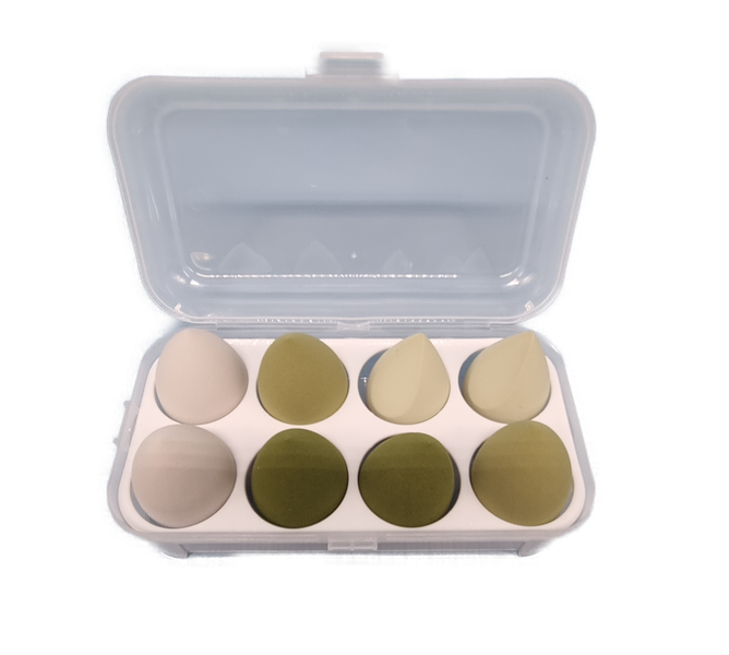 Pro Blending Makeup Sponges Set of 8 Green