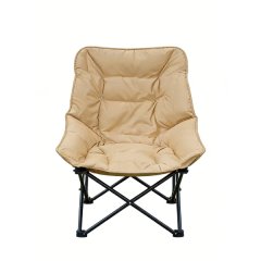 Padded Folding Camping Chair with Adjustable Backrest