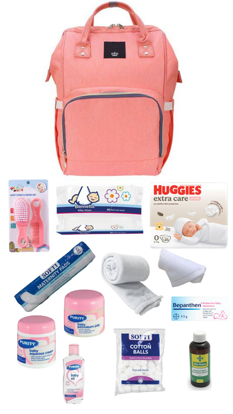 Prepacked maternity bag for baby &amp; mum-Standard
