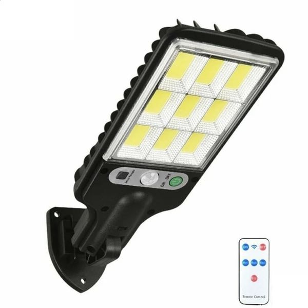 Solar-Powered Motion Sensor Outdoor Wall Light With Remote Control