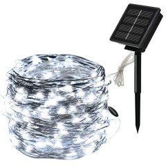 Auto-On Solar String Lights, 8 Modes for Garden Decor