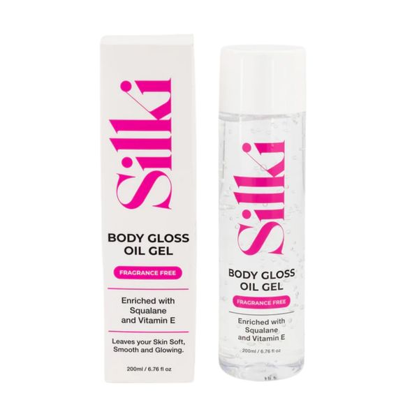 Silki - Body Gloss Oil Gel - Fragrance Free - 200ml