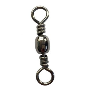 Fishing Rolling Barrel Swivel with Solid Ring - Size 14 (1000pcs)
