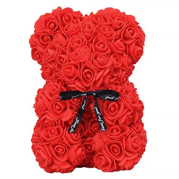 Preserved Rose Teddy Bear Expresses Love Valentine's Day Romance Gift Love