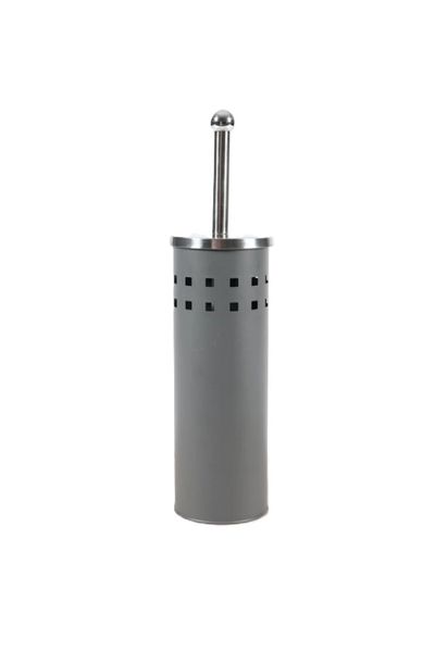 Cut Metal Toilet Brush Grey
