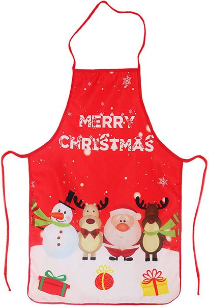 Christmas Santa Claus Kitchen Aprons Dinner Cooking Home Decor Ornament