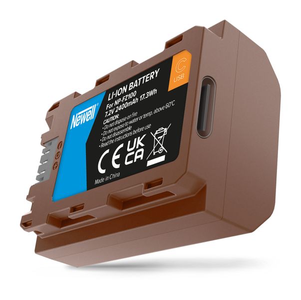 Newell NP-FZ100 Li-Ion 2400 mAh Camera Battery for Sony Cameras Type C