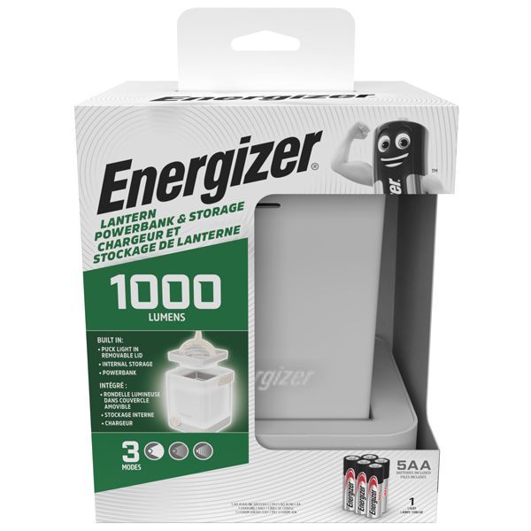 Energizer Powerbank Storage Cube Lantern incl. 5x AA
