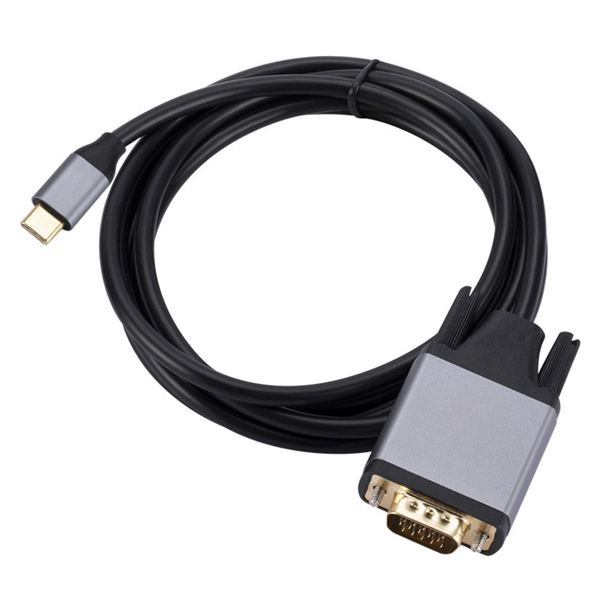 Type C To Vga Cable Usb 3.1 To Vga Adapter 10Gbps Hd Screen Cord