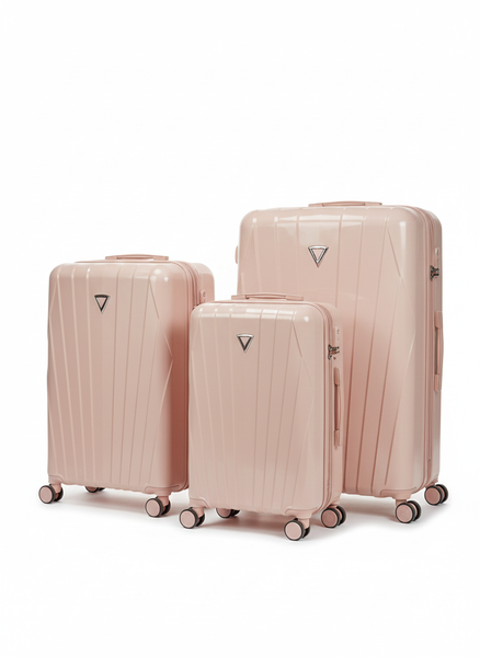 Unbreakable 3-Pieces Elegant Design Travel Trolley Suitcases Luggage Set