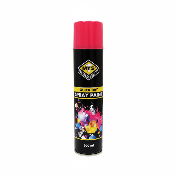 MTS - Spray Paint - Quick Dry for Arts and Crafts - Hot Pink - 300ml
