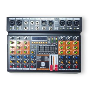 Powerworks R902BTU -8 Channel Mixer with Bluetooth and USB