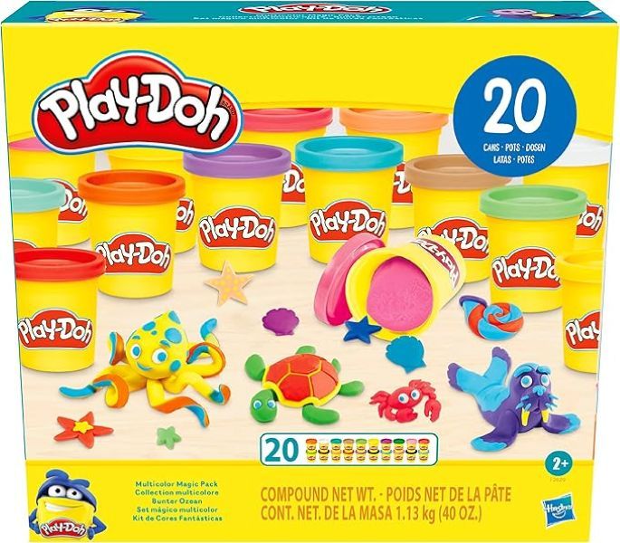 Play Doh-Multicolor Magic Pack 20 2oz Cans