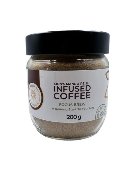 The Health Food Emporium Lion's Mane &amp; Reishi Infused Coffee - 200g