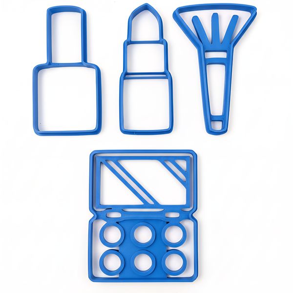 Makeup Cookie Cutter Set - 4 Piece, Medium Size