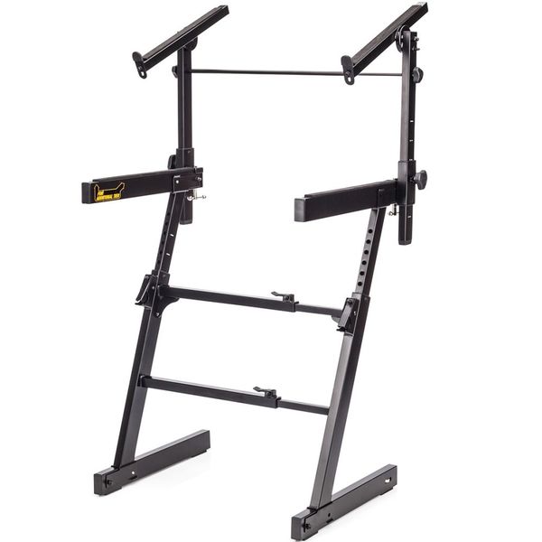 Hercules HER-KS410 Auto lock Double brace Keyboard Stand with second Tier