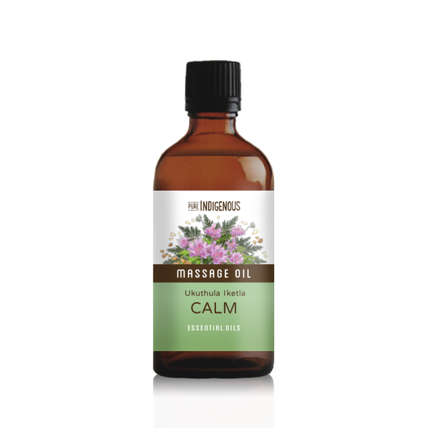 Pure Indigenous Calm Massage Oil 100ml - Relaxing with Essential Oil