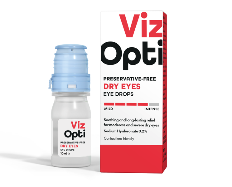 VizOpti Preservative Free Dry Eyes Eye Drops