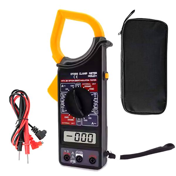 Digital Clamp Meter DT266 Electronic Multimeter for AC/DC Voltage Tester