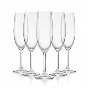 Crane - Lara Crystal Champagne Flute 220ml - Set Of 6