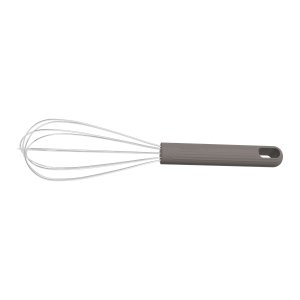 Tramontina Stainless-Steel Whisk with Grey Rubber Handle
