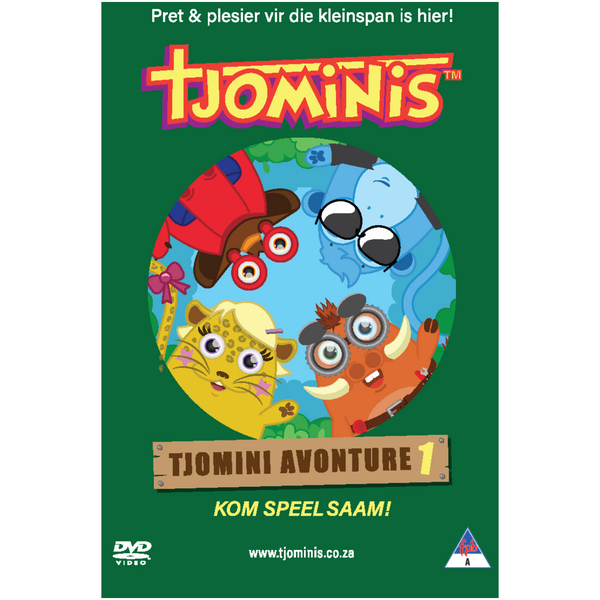 Tjomini Avonture DVD Kom kyk speel saam