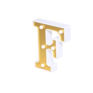 LED Letter Light in Gold