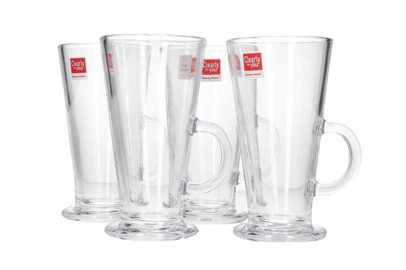 Danny Home Latte Glasses 290ml 4 Pieces