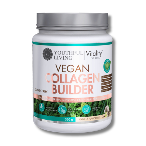 Healthy Hair, Skin &amp; Nails | Vegan Collagen Builder 560g - Vanilla