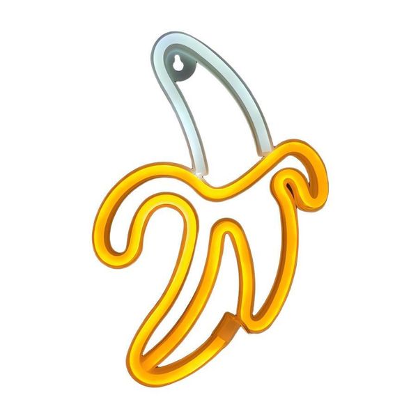 Stuff Box LED Banana Neon Sign 26×18cm USB/Battery Powered Decor Light