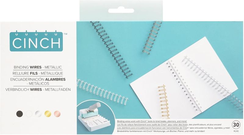 We R Memory Keepers Cinch Binding Wires Metallic
