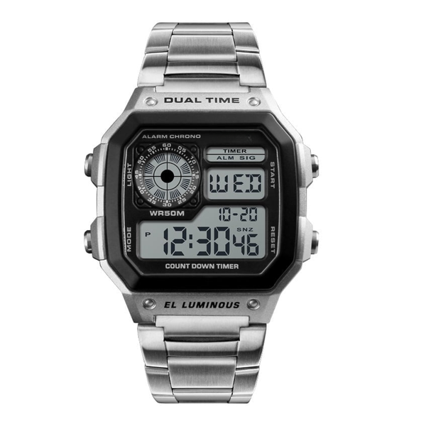 Dual Time 5ATM Water Resistant Watch