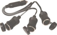 Moto-Quip - Heavy Duty Triple Power Socket