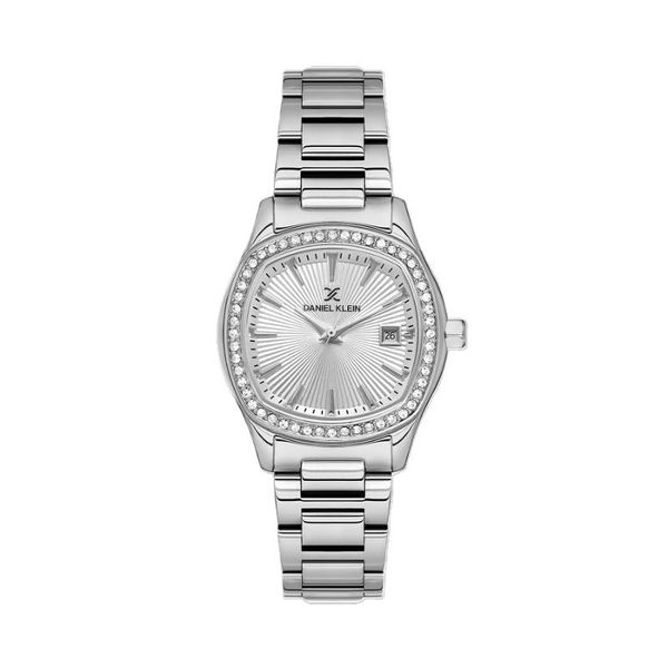 Daniel Klein-Womens Silver Stainless steel Strap Watch-DK113866-1