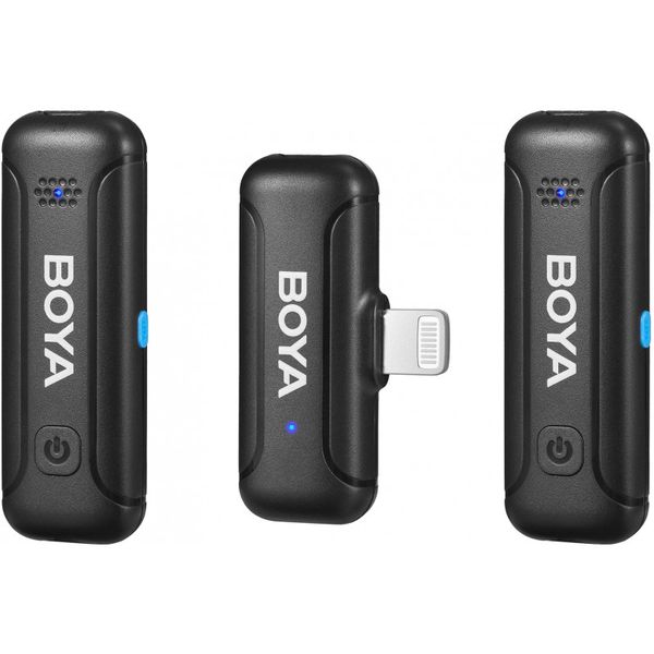 Boya BY-WM3T2-D2 Mini 2.4GHz Wireless Microphone System for iOS Devices