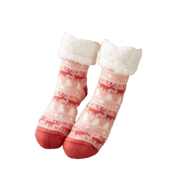 Thick Floor Socks Home Non-slip Bottom Socks Breathable Soft Socks -coffee