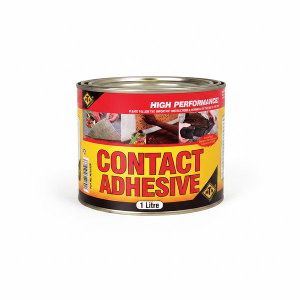 MTS Contact Adhesive 1 Litre - Strong Bond for Wood, Metal and More