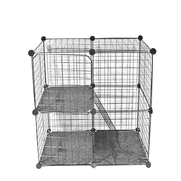 Pet DIY Indoor Small Animal Cage Playpen 17 Pieces (75cm)