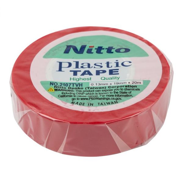 Bulk Pack 10 x Nitto Insulation Tape 20m Red
